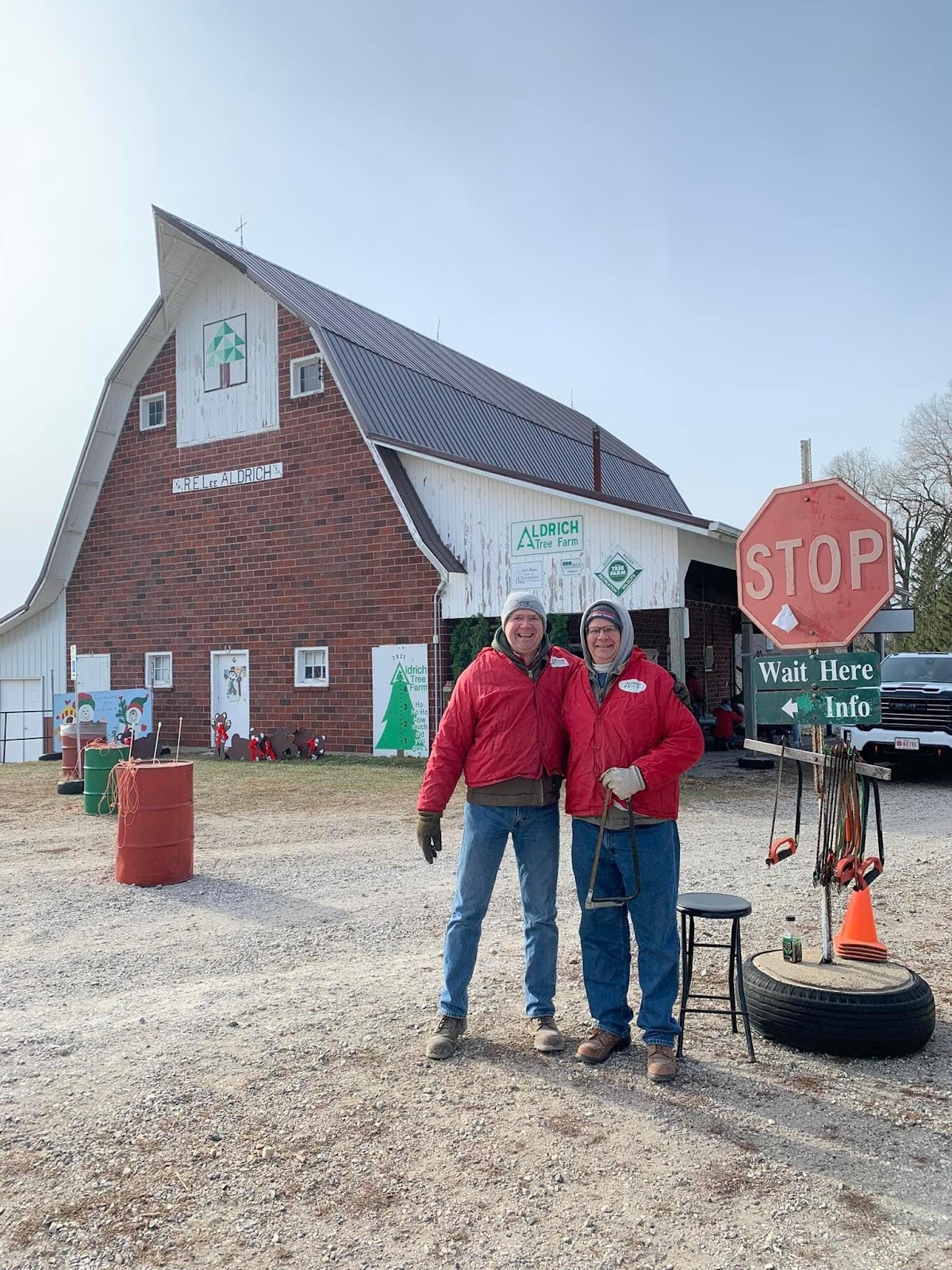 Aldrich Christmas Tree Farm in Belmond, Iowa