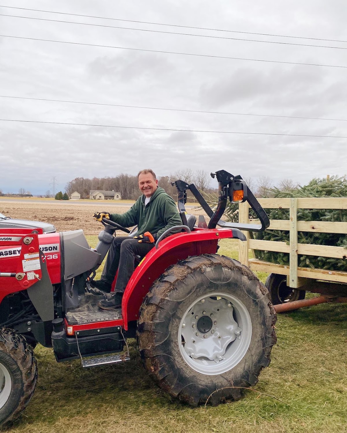 Anderson’s Christmas Tree Farm in Random Lake, Wisconsin