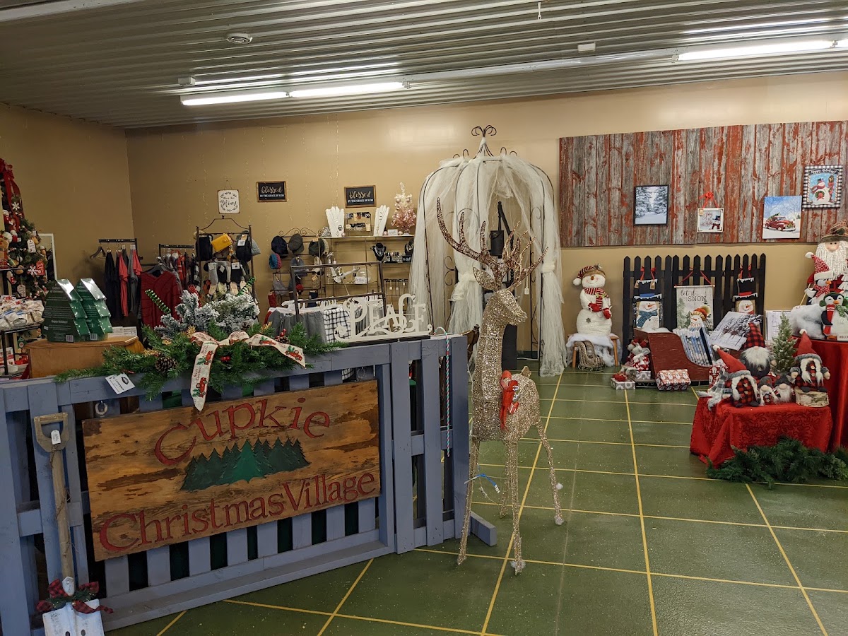 Cupkie Christmas Village in Richville, Minnesota