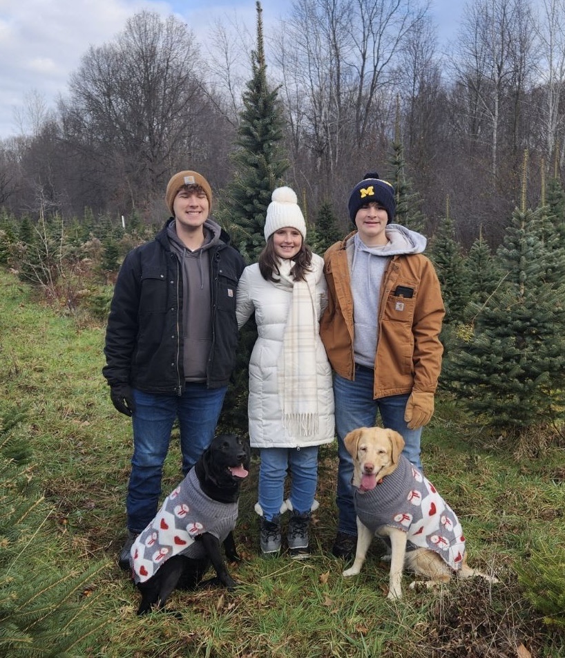 Huron Christmas Tree Farm in New Boston, Michigan