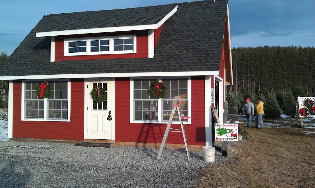 River Bend Christmas Tree Farm in Lake Luzerne, New York