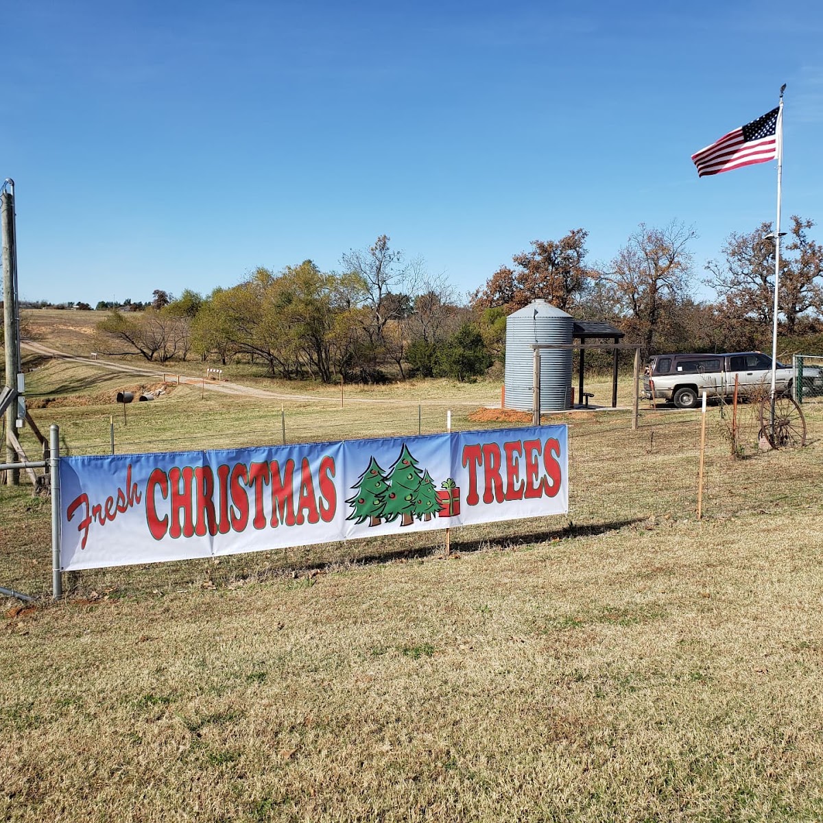 Wonderland farms Live Christmas tree Farm in Harrah, Oklahoma